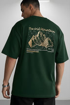 Erkek Arid Mountain Yeşil Oversize Salas Boyfriend T-Shirt