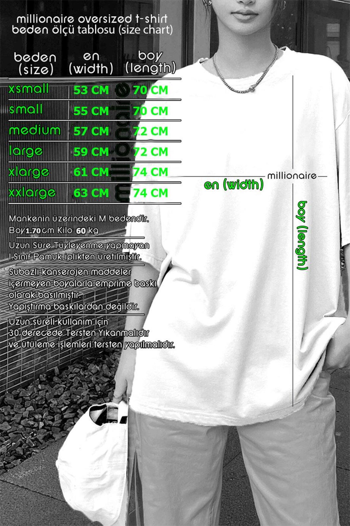 Kadın The Moon Beyaz Bisiklet Yaka Oversize Salas T-Shirt