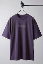 Erkek Spectacular Mor Oversize Salas T-Shirt
