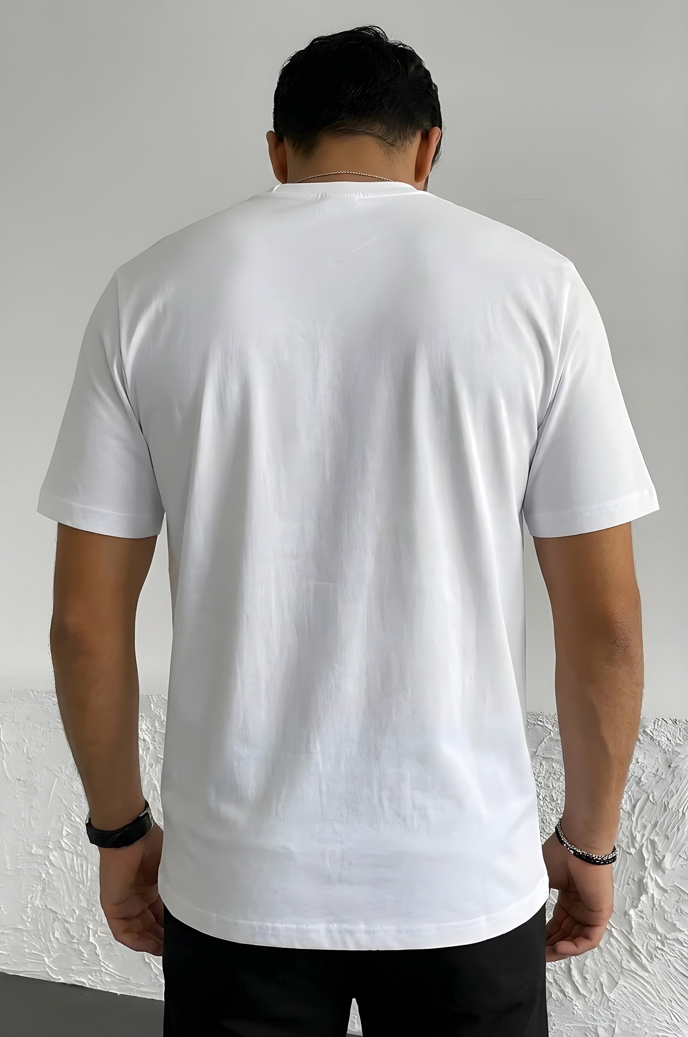 Erkek Ekru Beyaz Renaissance Regular Fit Normal Kalıp T-shirt