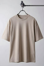 Erkek Camel Sütlü Kahve Basic Düz Baskısız Oversize Salas Boyfriend T-Shirt