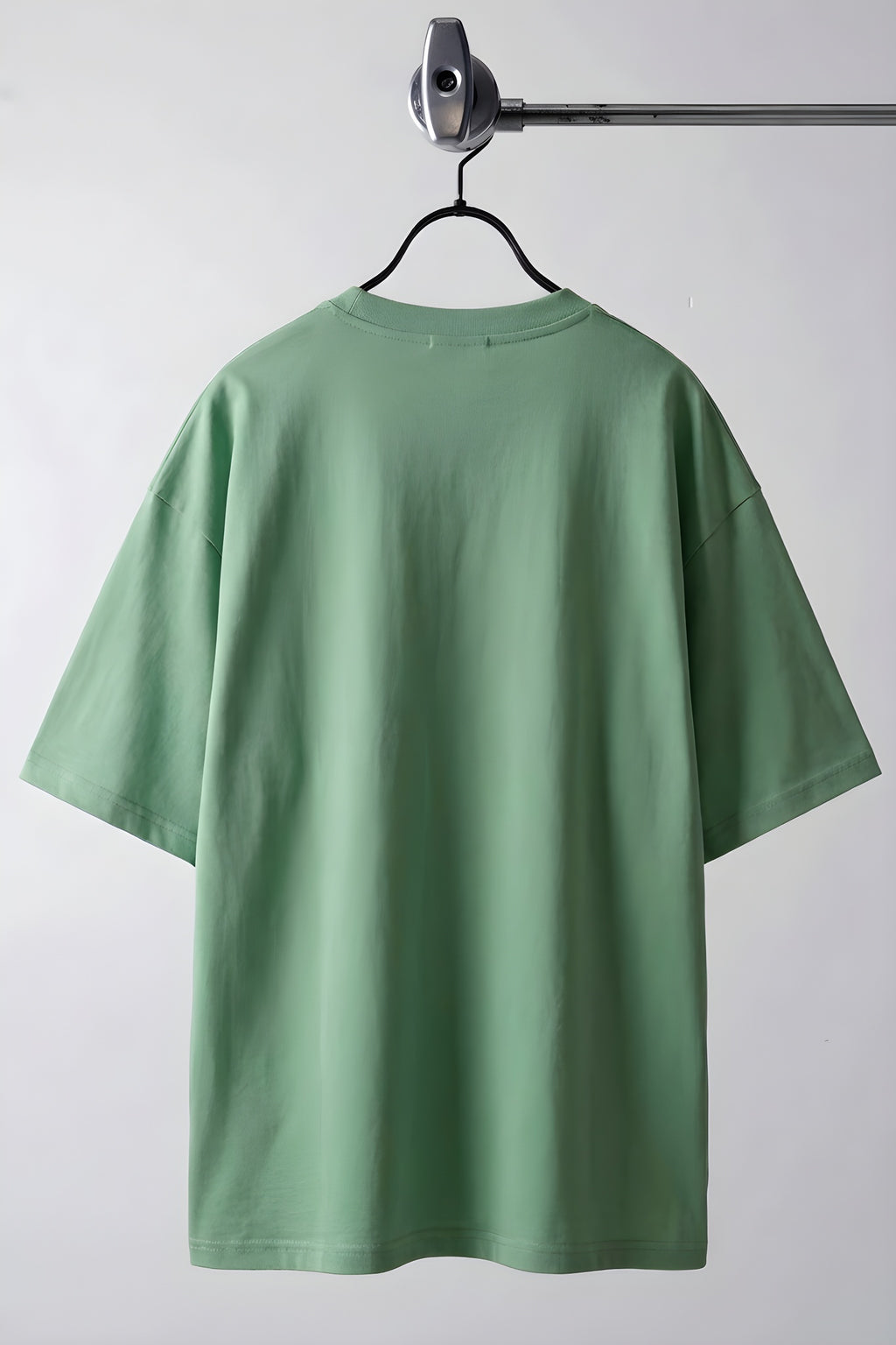 Erkek Dreamer Açık Yeşil Baskılı Oversize Salas Boyfriend T-Shirt
