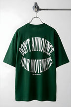 Erkek Nefti Dont Announce Kabaran Baskı Bisiklet Yaka Oversize Salas T-Shirt