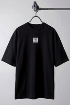 Erkek Free Life Siyah Bisiklet Yaka Oversize Salas T-Shirt