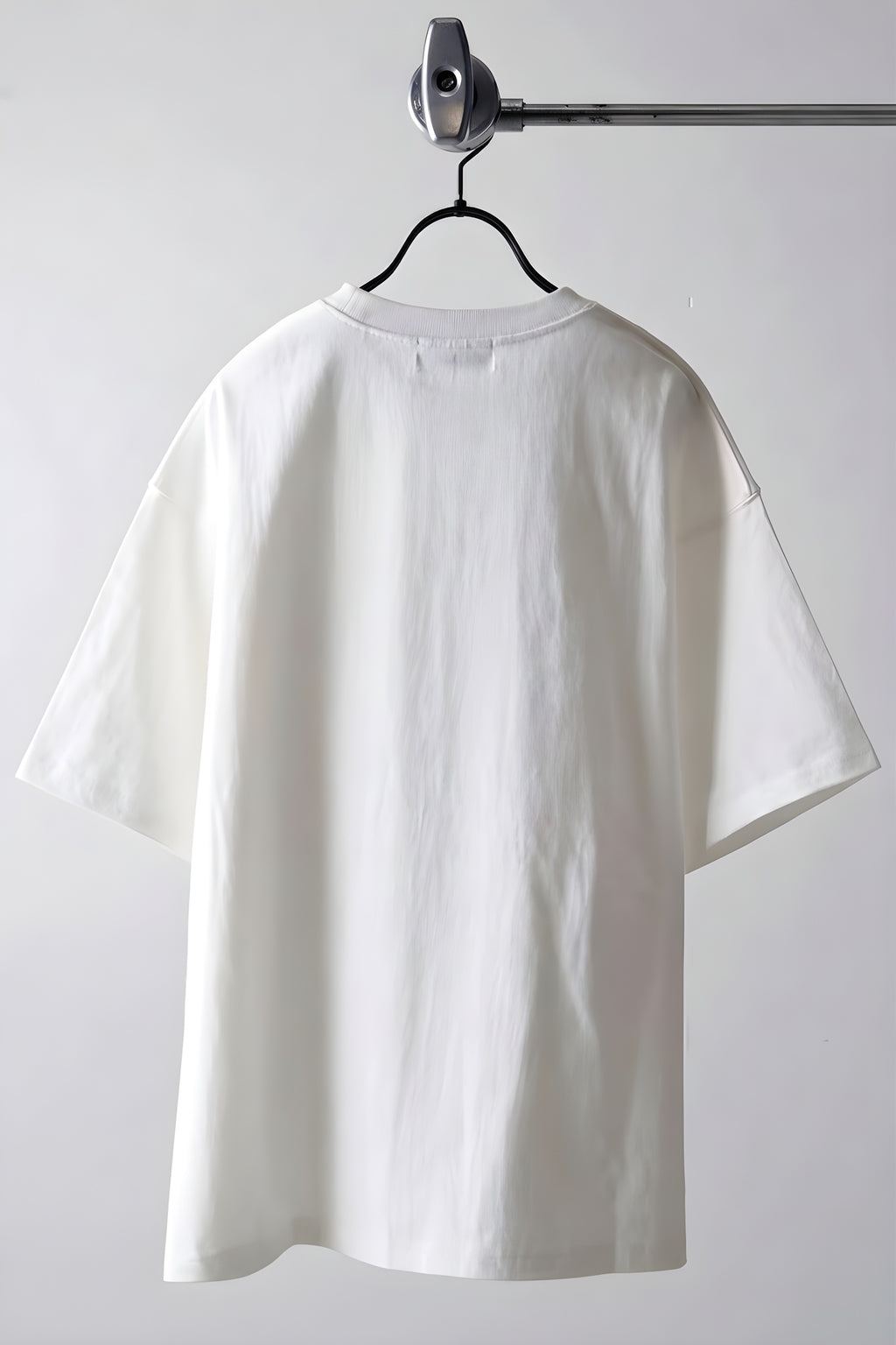 Erkek Ekru Beyaz Good Karma Oversize Fit Bol Geniş Kalıp Salaş Kesim T-shirt