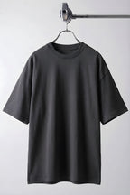 Erkek Füme Bisiklet Yaka Düz Basic Baskısız Oversize Salas T-Shirt