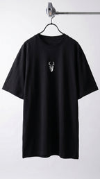 Kadın Siyah Oversize Salas Boyfriend Kadın T-shirt