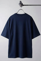 Erkek Lacivert City Of Angels Oversize Fit Bol Geniş Kalıp Salaş Kesim T-shirt