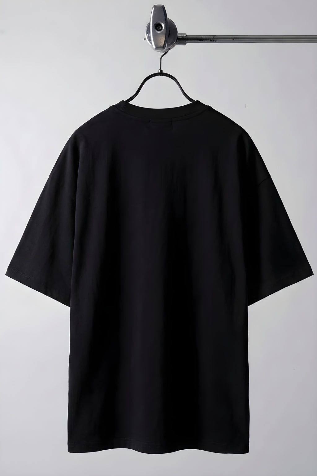 Erkek Siyah Earth Oversize Fit Bol Geniş Kalıp Salaş Kesim T-shirt