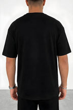 Erkek Siyah Renaissance Regular Fit Normal Kalıp T-shirt