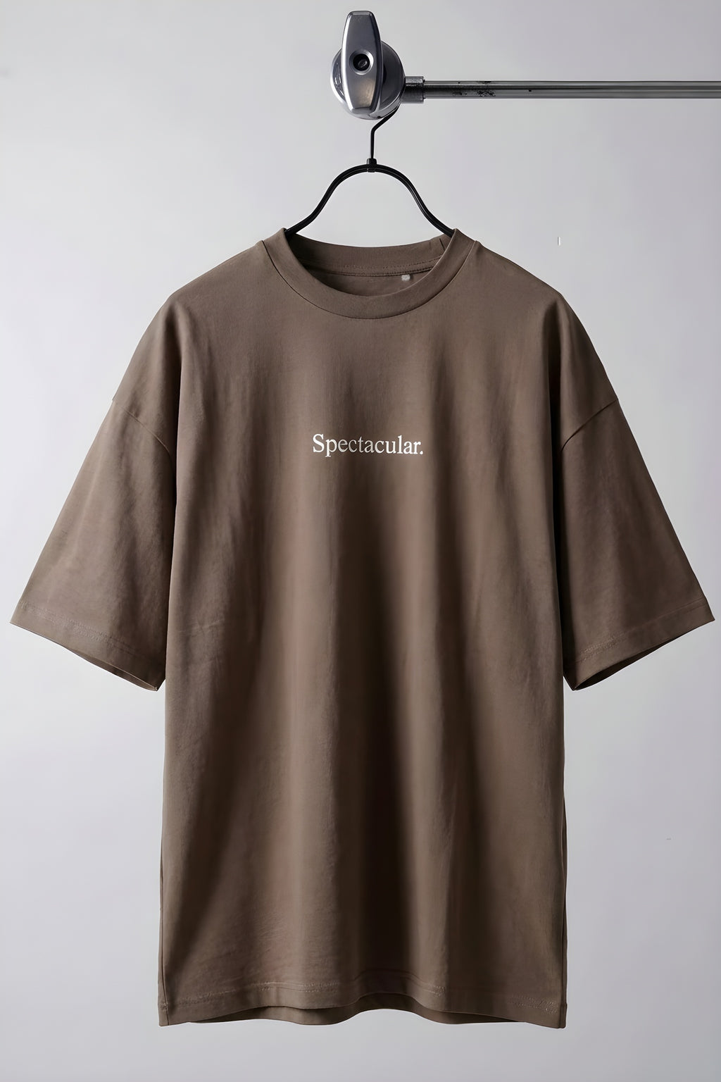 Erkek Kahverengi Spectacular Oversize Salas T-Shirt