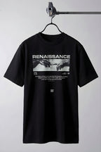 Erkek Siyah Renaissance Regular Fit Normal Kalıp T-shirt