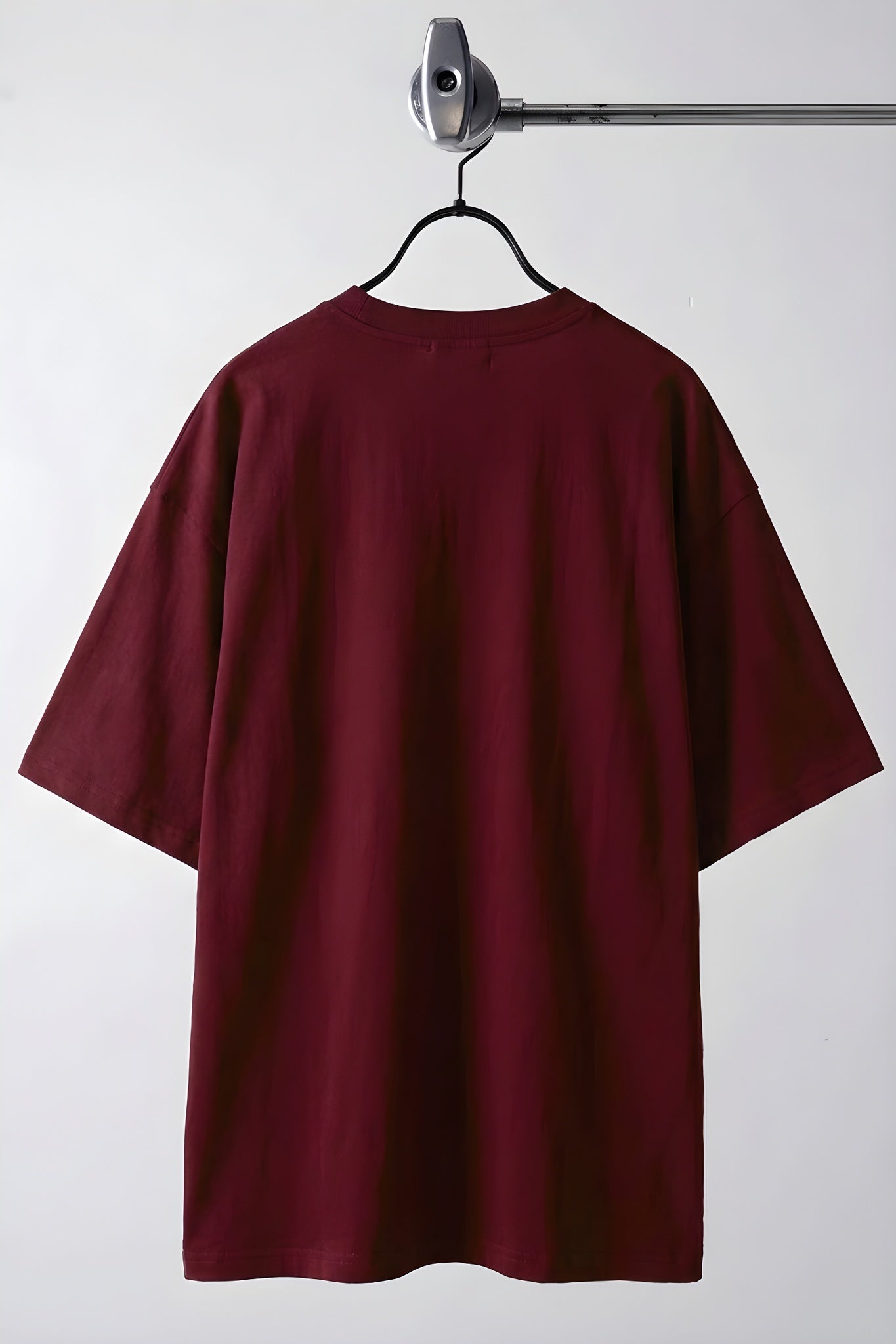 Erkek Bordo Spectacular Oversize Salas T-Shirt