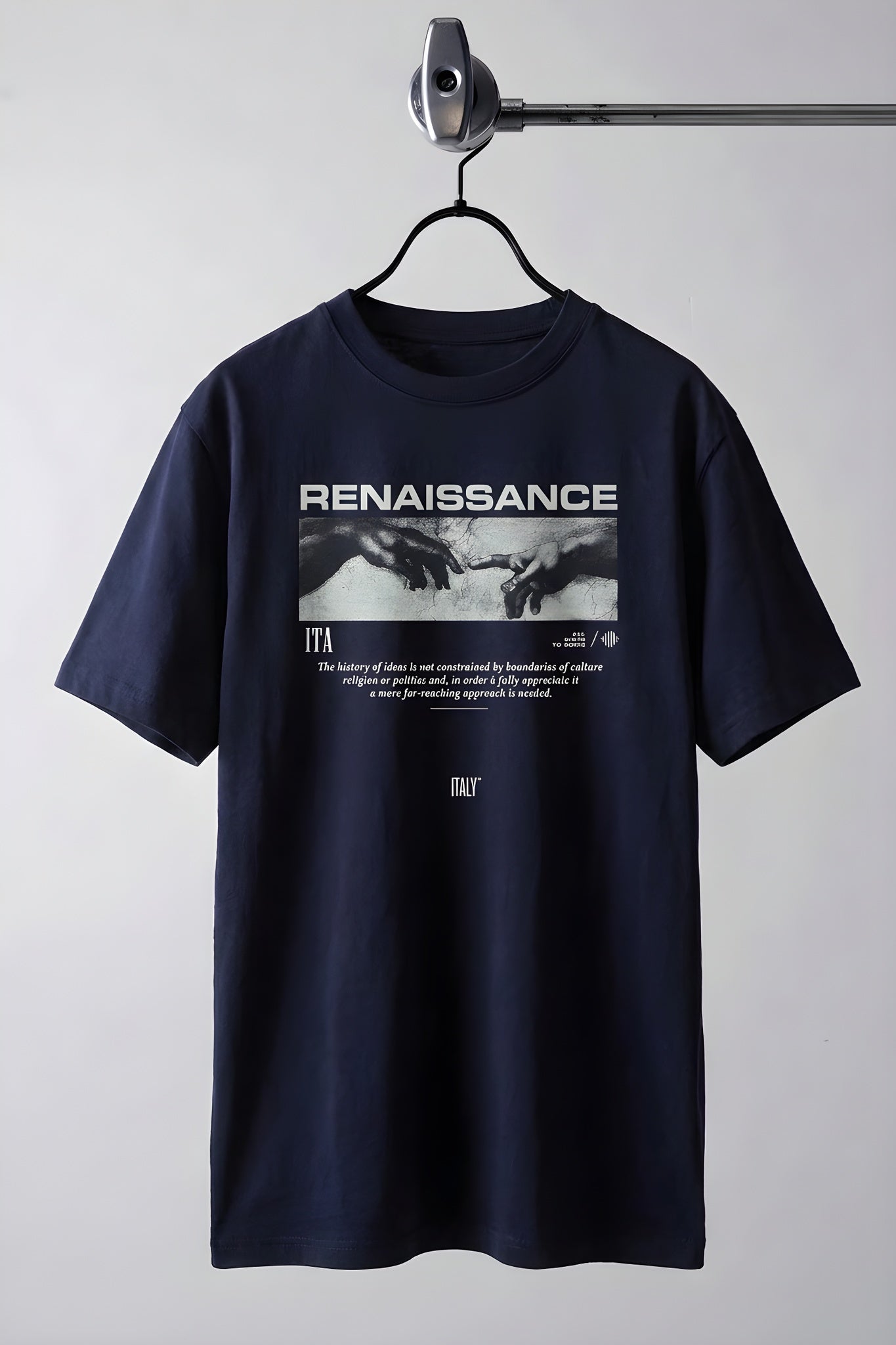 Erkek Lacivert Renaissance Regular Fit Normal Kalıp T-shirt