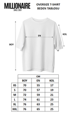 Erkek Açık Gri Oversize Asit Yıkamalı Eskitme Efektli Boyalı T-Shirt