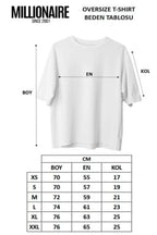 Erkek Füme Geyik Baskılı Oversize Fit Bol Geniş Kalıp Salaş Kesim T-shirt