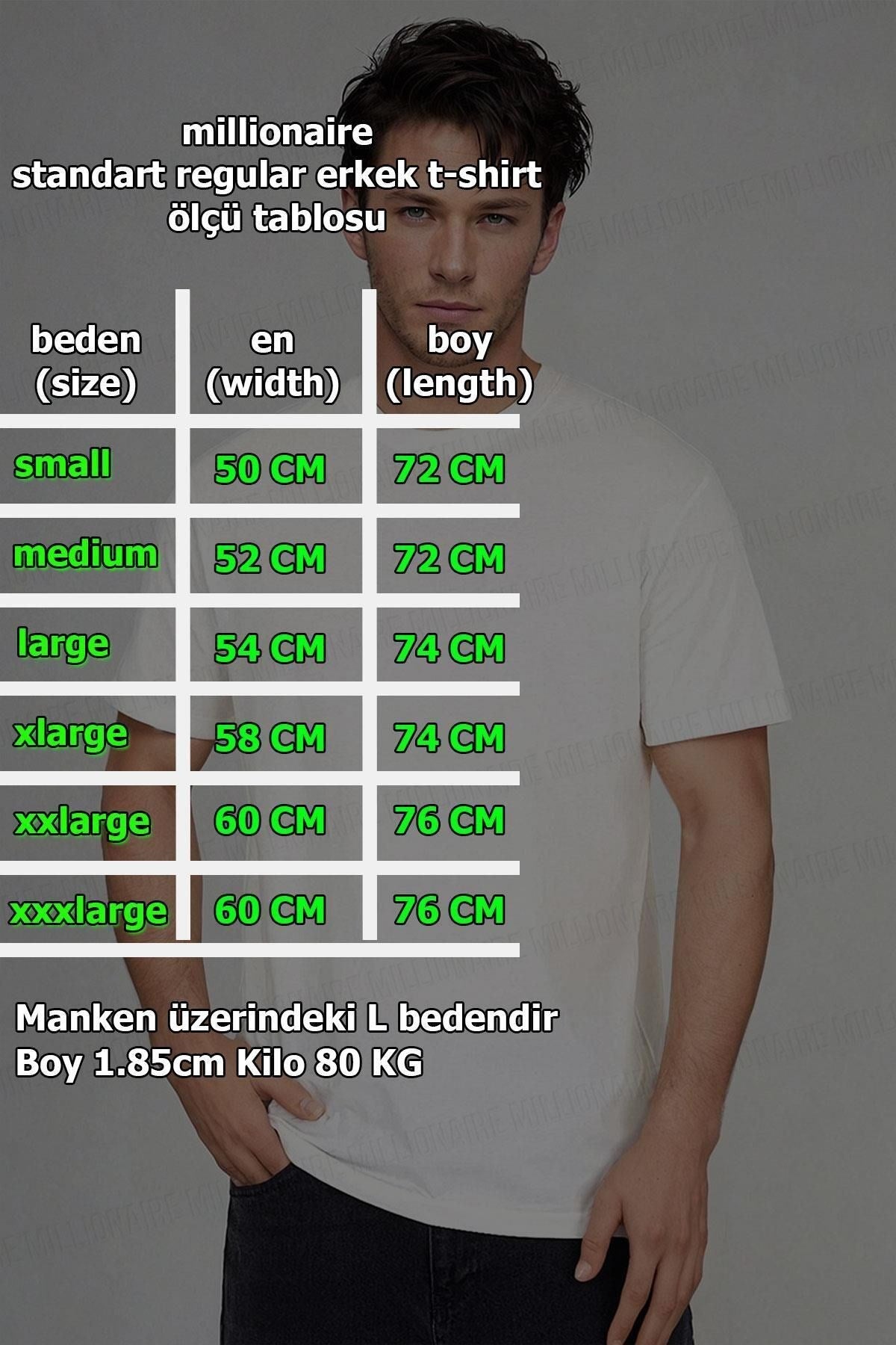 Erkek Haki %100 Pamuk Nefes Alan Sifir Bisiklet Yaka Standart Regular Fit Normal Kesim Baskisiz Basi