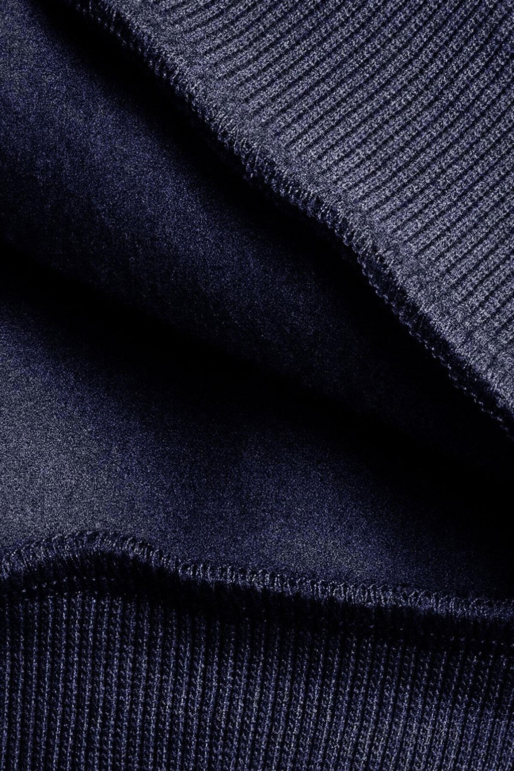 Erkek Lacivert Dreamer Baskılı 0 Sıfır Yaka Oversize Salaş Bol Kesim Polar Sweatshirt