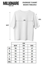 Erkek Lacivert Geyik Baskılı Oversize Fit Bol Geniş Kalıp Salaş Kesim T-shirt