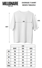 Erkek Lacivert Oversize Asit Yıkamalı Eskitme Efektli Boyalı T-Shirt