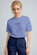 Kadın Mavi Inspire Regular Fit Normal Kalıp T-shirt