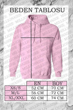 Kadin Siyah Kapüşonlu Fermuarlı 3 Üç İplik Polar Kanguru Oversize Salaş Sweatshirt Zip Up Hoodie