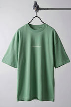 Erkek Dreamer Açık Yeşil Baskılı Oversize Salas Boyfriend T-Shirt