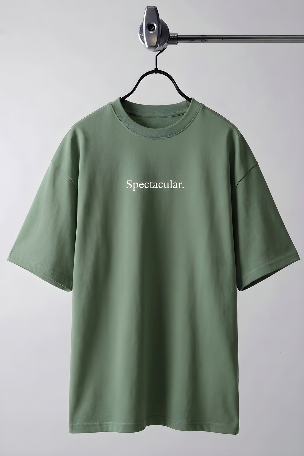 Erkek Spectacular Açık Yeşil Oversize Salas Boyfriend T-Shirt