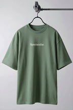 Erkek Spectacular Açık Yeşil Oversize Salas Boyfriend T-Shirt